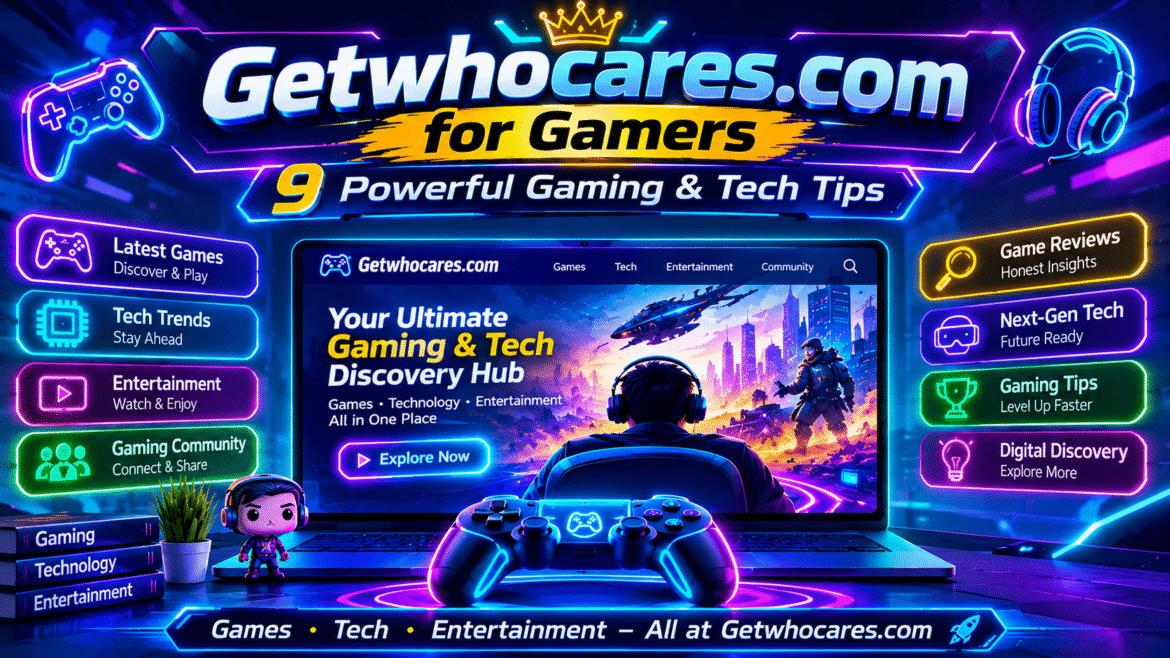 Getwhocares.com for Gamers